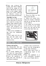 Предварительный просмотр 17 страницы Hisense RT326N4DG1 User'S Operation Manual