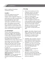 Preview for 5 page of Hisense WMS017M6XBE Use & Care Manual