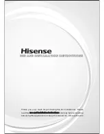 Hisense YXE-C02U Use And Installation Instructions preview