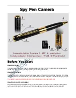 Hisgadget Esky Spy Pen User Manual preview