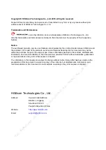 Preview for 2 page of HiSilicon Hi3516D V300 User Manual