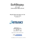 HISTOLOGICS SoftBiopsy SFT-1000 Instructions For Use предпросмотр