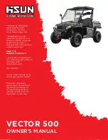 Preview for 1 page of Hisun Motors VECTOR 500 Owner'S Manual