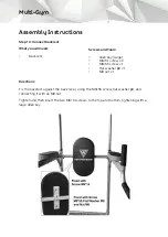 Preview for 13 page of HIT FITNESS Multi-Gym Manual