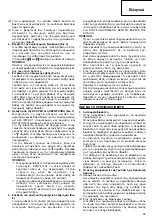 Preview for 35 page of Hitachi Koki 2-Mode - DV16V 5/8" Hammer Drill Instruction Manual