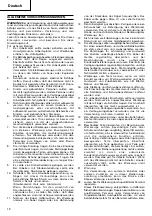 Preview for 20 page of Hitachi Koki C 10FCE Handling Instructions Manual