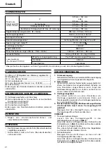 Preview for 22 page of Hitachi Koki C 10FCE Handling Instructions Manual