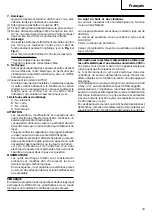 Preview for 35 page of Hitachi Koki C 10FCE Handling Instructions Manual