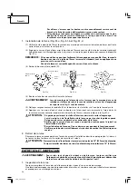 Preview for 54 page of Hitachi Koki C 10FSB Manual