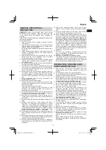 Preview for 15 page of Hitachi Koki C 12RSH2 Handling Instructions Manual