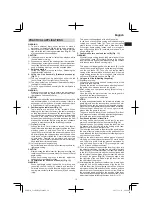 Preview for 19 page of Hitachi Koki C 12RSH2 Handling Instructions Manual