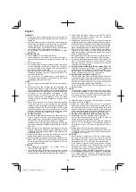 Preview for 20 page of Hitachi Koki C 12RSH2 Handling Instructions Manual