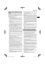 Preview for 43 page of Hitachi Koki C 12RSH2 Handling Instructions Manual