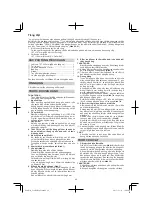 Preview for 46 page of Hitachi Koki C 12RSH2 Handling Instructions Manual