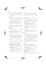 Preview for 58 page of Hitachi Koki C 12RSH2 Handling Instructions Manual