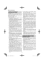 Preview for 62 page of Hitachi Koki C 12RSH2 Handling Instructions Manual