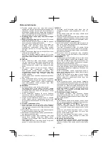 Preview for 68 page of Hitachi Koki C 12RSH2 Handling Instructions Manual