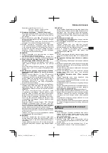 Preview for 69 page of Hitachi Koki C 12RSH2 Handling Instructions Manual