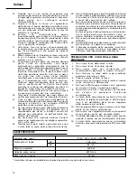 Предварительный просмотр 16 страницы Hitachi Koki C 13U Handling Instructions Manual