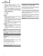 Предварительный просмотр 22 страницы Hitachi Koki C 6BU Handling Instructions Manual