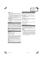 Preview for 13 page of Hitachi Koki C 6BUY Handling Instructions Manual