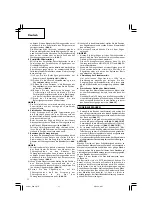 Preview for 18 page of Hitachi Koki C 6BUY Handling Instructions Manual