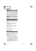 Preview for 20 page of Hitachi Koki C 6BUY Handling Instructions Manual