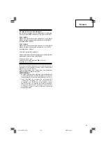 Preview for 27 page of Hitachi Koki C 6BUY Handling Instructions Manual