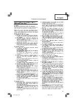 Preview for 49 page of Hitachi Koki C 6BUY Handling Instructions Manual