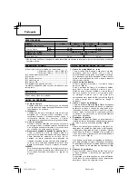 Preview for 52 page of Hitachi Koki C 6BUY Handling Instructions Manual