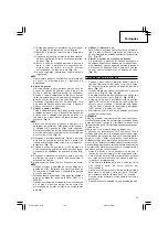 Preview for 53 page of Hitachi Koki C 6BUY Handling Instructions Manual