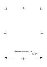 Preview for 32 page of Hitachi Koki C 6SS Handling Instructions Manual