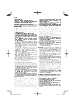 Preview for 44 page of Hitachi Koki C 7ST Handling Instructions Manual