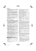 Preview for 88 page of Hitachi Koki C 7ST Handling Instructions Manual