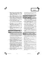 Preview for 39 page of Hitachi Koki C 9BU2 Handling Instructions Manual