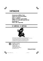 Hitachi Koki C10FCE2 Handling Instructions Manual preview