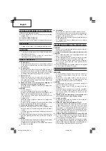 Preview for 14 page of Hitachi Koki C10FCE2 Handling Instructions Manual