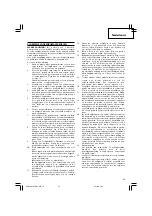 Предварительный просмотр 45 страницы Hitachi Koki C10FCE2 Handling Instructions Manual