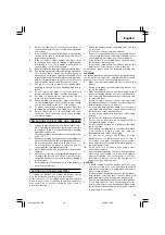 Preview for 11 page of Hitachi Koki CG 10DL Handling Instructions Manual