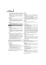 Preview for 59 page of Hitachi Koki CG 22EAB (L) Handling Instruction