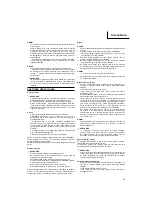 Preview for 86 page of Hitachi Koki CG 22EAB (L) Handling Instruction