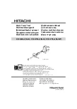 Preview for 2 page of Hitachi Koki CG 22EJ(SLN) Handling Instructions Manual