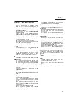 Preview for 42 page of Hitachi Koki CG 22EJ(SLN) Handling Instructions Manual