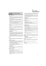 Preview for 48 page of Hitachi Koki CG 22EJ(SLN) Handling Instructions Manual