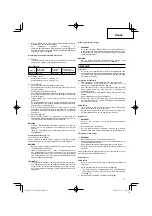 Preview for 17 page of Hitachi Koki CG 25EUS L Handling Instructions Manual