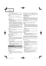 Preview for 18 page of Hitachi Koki CG 25EUS L Handling Instructions Manual