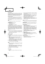 Предварительный просмотр 26 страницы Hitachi Koki CG 25EUS L Handling Instructions Manual