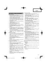 Предварительный просмотр 29 страницы Hitachi Koki CG 25EUS L Handling Instructions Manual