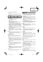 Предварительный просмотр 31 страницы Hitachi Koki CG 25EUS L Handling Instructions Manual