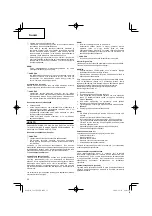 Preview for 32 page of Hitachi Koki CG 25EUS L Handling Instructions Manual